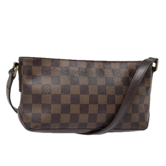 LOUIS VUITTON Damier Ebene Trotteur Shoulder Bag SPO M51240 LV Auth tb1226 - Picture 1 of 16